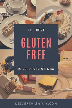 the best gluten free desserts in vienna, germany with text overlay