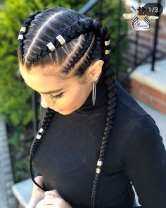 Hairstyles Asian, Queer Women, Edwardian Hairstyles, Two Braid Hairstyles, Feed In Braids Hairstyles, Goddess Braids Hairstyles, Braided Cornrow Hairstyles, Braids Hairstyles Pictures, Hairstyles Women