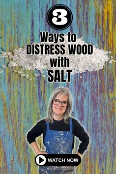 Learn how to salt distress wood to create a beautiful, chippy, layered paint effect that looks perfectly aged and rustic! This simple yet stunning technique is perfect for farmhouse decor and vintage-inspired projects. Follow along as I show you step-by-step how to transform plain wood into a charming piece full of character.