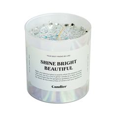 Ryan Porter Ryan Porter Shine Bright Candle - Little Miss Muffin Children & Home Glitter Candle, Candle Obsession, Glitter Candles, Beautiful Candle, Scented Candles Luxury, Cute Candles, Friends Are Like, Birthday Wishlist, Beautiful Candles