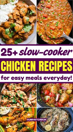 25 slow cooker chicken recipes for easy meals