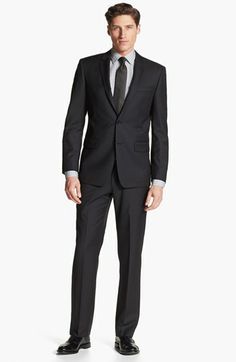 Men's Suits Suits Usa, Sharp Dressed Man, Fitted Suit, John Varvatos, Men's Suits, Wool Suit, Wedding Attire, Mens Suits, Men Dress