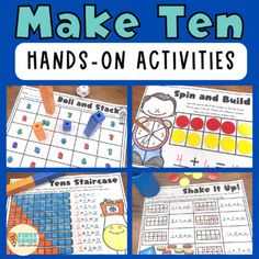 make ten hands - on activities for students to practice their math skills and help them learn