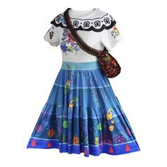 Encanto Madrigal Dress Girl Mirabelle Cosplay Princess Costume Children 6t-7t. Mirabel Dress, Halloween Costume Animal, Animal Onesies, Women Anime, Costume Bags, Mother Daughter Outfits, Anime Halloween, Princess Costume, Milk Silk