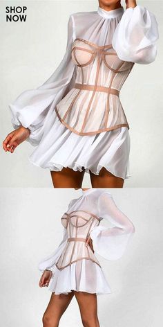 Chique Outfits, Looks Chic, Dresses Women, Mode Inspiration, Elie Saab, White Mini Dress