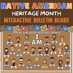 native american heritage month interactive bulletin board