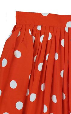 Details: Brand: Chaus Size: Small Materials: 100% Rayon Red Gathered Skirt Dress For Summer, Retro Knee-length Summer Skirt, Retro Knee-length Skirt For Summer, Polka Dot Lined Summer Skirt, Retro Pleated Skirt For Summer, Summer Polka Dot Flared Skirt, Polka Dot Flared Skirt For Summer, Flared Polka Dot Skirt For Summer, Retro Summer Dress With Pleated Skirt