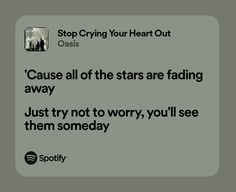 No Tears Left To Cry Ariana Grande, That’s So True Gracie Abrams Spotify, Can’t Take My Eyes Off You Lyrics, No Tears Left To Cry Music Video, Stop Crying, Barbie Girl, Oasis, Pins