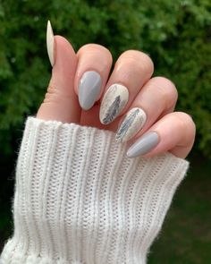 Taylor Swift Nails: 30 Album Inspired Looks For The Different Eras Taylor Swift Nails Inspired, Swift Nails, Taylor Swift 22, Different Eras, Statement Nail, Nails Inspired, Cream Nails, Gray Nails