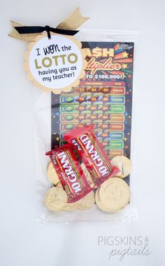 i went the lotto now you can use my teacher's crackers to give back