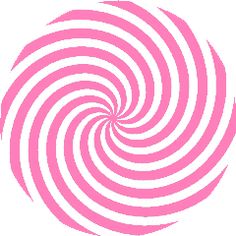 a pink and white spiral design on a white background