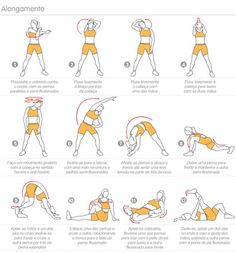 an image of a man doing exercises for his body and chest workout with instructions on how to