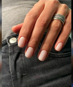 Square Gel Nails, Trend Nails, Nagel Design, Squoval Nails, Simple Gel Nails, Bride Nails