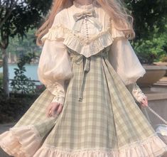 Cottagecore Fantasy Dress, Old Fashioned Aesthetic Outfits, Angel Academia Aesthetic, Cute Cottage Core Dresses, Cute Fluffy Outfits, Pink Fem Outfits, Pretty Victorian Dresses, Old Dresses Aesthetic, 1800s Fashion Aesthetic