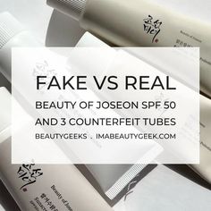 FAKE VS REAL: BEAUTY OF JOSEON SUNSCREEN vs 3 FAKES - Beautygeeks Beauty Of Joseon Sunscreen, Joseon Sunscreen, Fake Vs Real, Beauty Of Joseon, Real Beauty, Spf 50, Sunscreen, Beauty