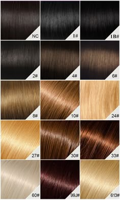 Chinahairmall Color Chart Number 4 Hair Color, Brown Hair Chart, Brown Hair Color Chart, Hair Chart, Brown Hair Shades, Full Bangs, Affordable Wigs, Hair Color Chart, Indian Remy Hair