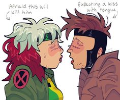 #xmen #xmenfanart #gambit #rogue Rogue And Gambit Comic, Gambit X Rogue Fanart, Rogue And Gambit Matching Icons, Gambit X Men 97, Gambit Xmen 97, Rouge Xmen Comic, Gambit Pfp, Rouge And Gambit, Rogue Fanart