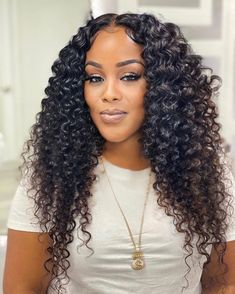 2023 Weave Hairstyles, Sew In Hairstyles Curly, 2023 Crochet Hairstyles, Crochet Weave Hairstyles, Curly Sew In Weave, Curly Weave, Curly Crochet Hair Styles, Sew In Hairstyles, Curly Weave Hairstyles