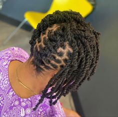 Short Loc Updo, Short Loc Updo Styles, Loc Updo Styles, Sisterloc Styles, Microlocs Styles, Dreads Men, Updo With Bangs, Sisterlocks Styles Updo, Natural Hair Maintenance