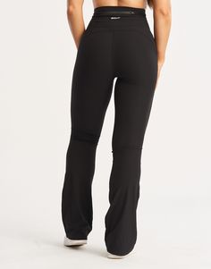 Get excited for classics. Let the Flare Ribbed Leggings will take you to the street, the studio and beyond. We've perfected the length, the width and the comfort with everything you love about leggings, with a new touch of style - High Waisted: To keep you feeling secure - Flexible Waistband: Designed to lie flat on your skin - Additional Rear Zip Pocket - Super comfy ribbed fabrication - Designed for high movement activities, as well as leisure 75% Nylon, 25% Spandex Skye is wearing Regular len Gym Bunny, Feeling Secure, The Flare, Movement Activities, Future Wardrobe, Joggers Track Pants, Gym Clothes Women, Gym Inspiration, Ribbed Leggings