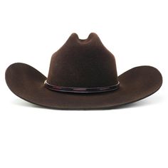 One of the most popular styles of Stetson, this Llano 4X Cowboy Hat is constructed of 4X quality wool and features a cattleman crown and leather hat band with silver stud accents all handmade down south in the great State of Texas. This hat comes in 2 colors, black and chocolate with nice white satin lining. Classic Cattleman Crown Stetson Leather Hatband Black Llano has black leather sweatband Chocolate Llano has a dark brown leather sweatband Brim 4 1/4" Crown 4 1/4" 4X Wool Hat STY SWLLNO-724 Leather Hat, Hooded Scarf, State Of Texas, Leather Hats, Gym Style, Down South, Dress Hats, Hat Band, Dark Brown Leather