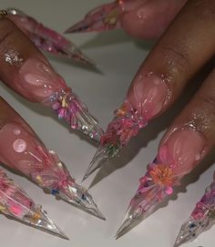 Stilettos Nails, Summer Acrylic, Exotic Nails