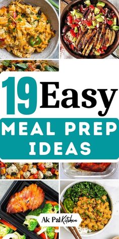 Meal prepping can seem daunting, but it doesn’t have to be. These easy meal prep ideas will make your life a lot easier and help you stay on track with your healthy eating goals. Quick Easy Meal Prep, Easy Nutritious Meals, Easy Meal Prep Ideas, Cheap Meal Prep, Delicious Meal Prep, Quick Meal Prep, Super Easy Dinner, Dinner Recipes For Two