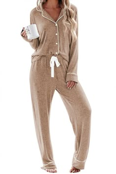 PRICES MAY VARY. Material: 95% Rayon, 5% Spandex.Soft,cozy and lightweight Ekouaer pajama set Features:Two Piece Pajama Set featuring classic and casual loungewear style.Long sleeve sleepwear top and long pajama pants set.High quality material and this sleep set with superior stitching and perfectly-lined hems. Breathable and Comfy sleepwear set Pajama Top:Long sleeve sleepwear with notch collar,button front pajamas shirt and one chest pocket design.Lightweight and Loose sleepwear.Great for slee Tie Dye Loungewear, Homewear Fashion, Pajama Suit, Women Tie, Cozy Pajamas, Matching Pajamas, Pajama Set Women, Menswear Inspired, Pyjama Set