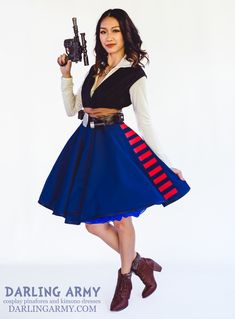 Space Smuggler, Dapper Day Disneyland, Star Wars Outfit, Pinup Skirt, Disney Bound Outfits Casual, Solo Dress, Character Clothing