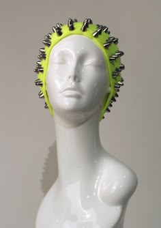 OR 4 interest-free installments of $15.00 USD by Spike Studs on Knit Skully Hat - Available in Multiple Colors: Black, Red, Navy, Orange, Green, and Yellow with Silver Studs. Black with Mixed Metal Studs All other colors may take 1-2 week to ship. Spikes Aesthetic, Afro Punk Outfits, Skully Hat, Metal Spikes, Crazy Hats, Yellow Hat, It Goes On, Fly Girl, Clothing Pieces