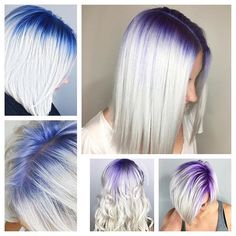 Mint Hair Color, Shadow Roots Hair, Grey Balayage, Blonde Ombre Hair, Ombre Blond, Mint Hair, Super Hair, Hair Color Purple, Hair Color Highlights