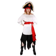 McGreedy Pirate Blouse Drawstring Neckline, Medieval Fashion