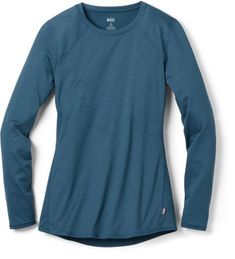 Mineral Water Heather Hiking Shirts Women, Womens Outdoor Clothing, Base Layer Women, Womens Thermal, Layered Long Sleeve, Hiking Shirts, Layer Top, Mineral Water, Lunch Break