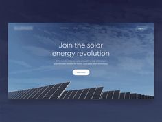 the website for solar energy company