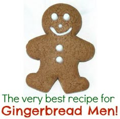 the very best recipe for gingerbread men