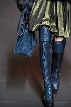 Dior Blue Boots, Boot Bag, John Galliano, Shoe Lover, Fashion Details, Moda Fashion, Miu Miu, Me Too Shoes, Fashion Inspiration