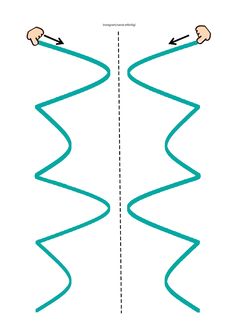 a diagram showing the height of two spirals and how they are connected to each other