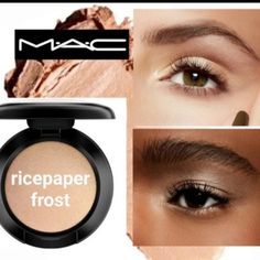 Mac Eyeshadow In Ricepaper Frost, New In Box, See Pictures Of Item. Discontinued Mac Makeup Eyeshadow, Makeup Mac, Mac Eyeshadow, Mac Makeup, Makeup Eyeshadow, See Picture, Makeup Cosmetics, Mac Cosmetics, Womens Makeup