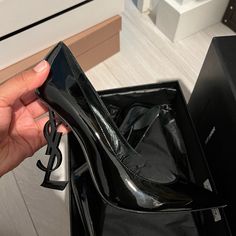 Like New Ysl Opyum Point-Toe Patent Leather Pumps Opyum Ysl Shoes, Yves Saint Laurent Shoes, Saint Laurent Shoes, Patent Leather Pumps, Leather Pumps, Shoes Women Heels, Patent Leather, Yves Saint Laurent, Saint Laurent