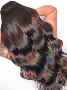 Rainbow Hair Color, Creative Hair Color, Pretty Hair Color, Creative Hairstyles, Hair Dye Colors, Hair Inspiration Color, Hair Inspo Color, Cool Hair Color, 가을 패션