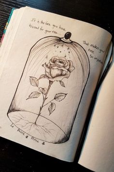 Little Prince Drawing, Prince Sketch, Little Prince Rose, Heart Tat, Prince Drawing, How To Drow, Animal Tattoo Ideas, Rose Sketch, Notebook Art