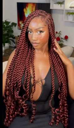 Big Twist Braids Hairstyles, Short Braid Hairstyles, Short Braid, Afro Braids, Short Box Braids Hairstyles, Braided Hairstyles For Black Women Cornrows, Goddess Braids Hairstyles, Faux Locs Hairstyles, Box Braids Hairstyles For Black Women