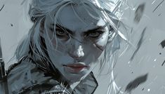 The Witcher Ciri, Witcher Ciri, Female Swordsman, Ciri Witcher, Witcher Art, Forever Book, Alt Girls, White Wolf