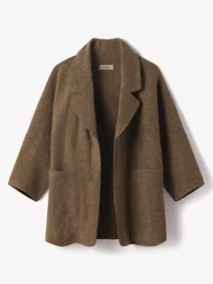 Marled Santa Fe Dust Felted Wool Blanket Coat - Buck Mason- Modern American Classics Felted Wool Blanket, Wool Blanket Coat, Buck Mason, Fall Outerwear, Blanket Coat, Black Felt, River Rock, Felted Wool, Pair Of Pants