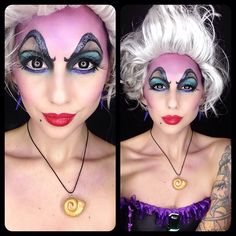 ursula makeup - Google Search … Alexa Poletti, Crazy Photos, Fiesta Halloween, Pregnancy Costumes