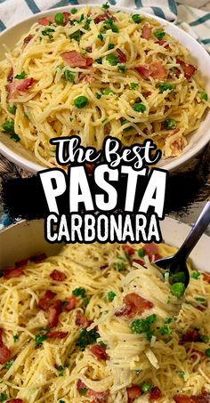 the best pasta carbonara is in a bowl