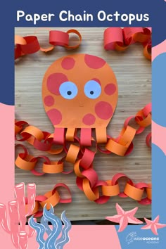 paper chain octopus craft for kids to make