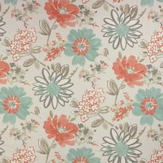 an image of a flower pattern on fabric