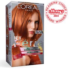 Loreal Hair Color Red, Feria Hair Color, Loreal Hair Color, Red Copper Hair Color, Strawberry Blonde Hair Color, Conditioning Hair, Bold Hair Color, Ginger Hair Color, Hair Color Chart