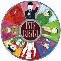 the cover art for mr benn's album, which features an image of several people